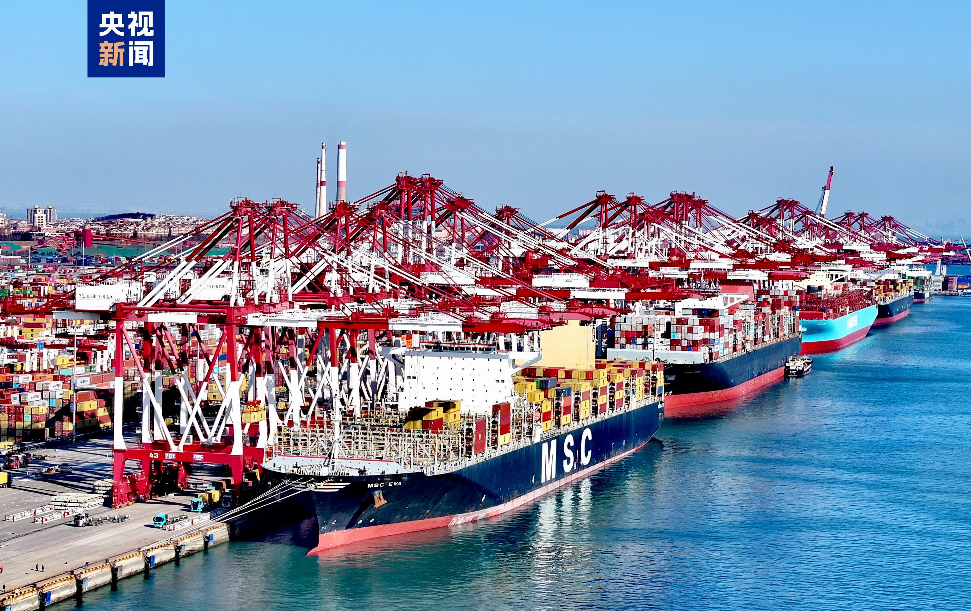 较去年提前15天！青岛港货物吞吐量突破7亿吨