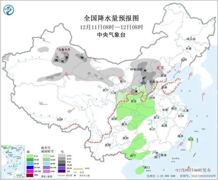 入冬以来最大范围雨雪天气来了 这些地方需注意