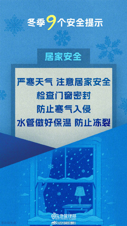 转给家人！快看这9个冬季安全提示