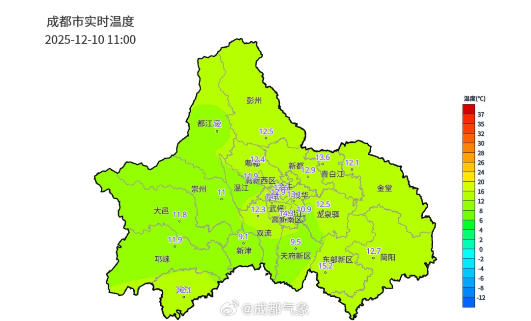 降温5-6℃，冷空气即将刹拢成都！四川盆地“除尘雨”后天就到