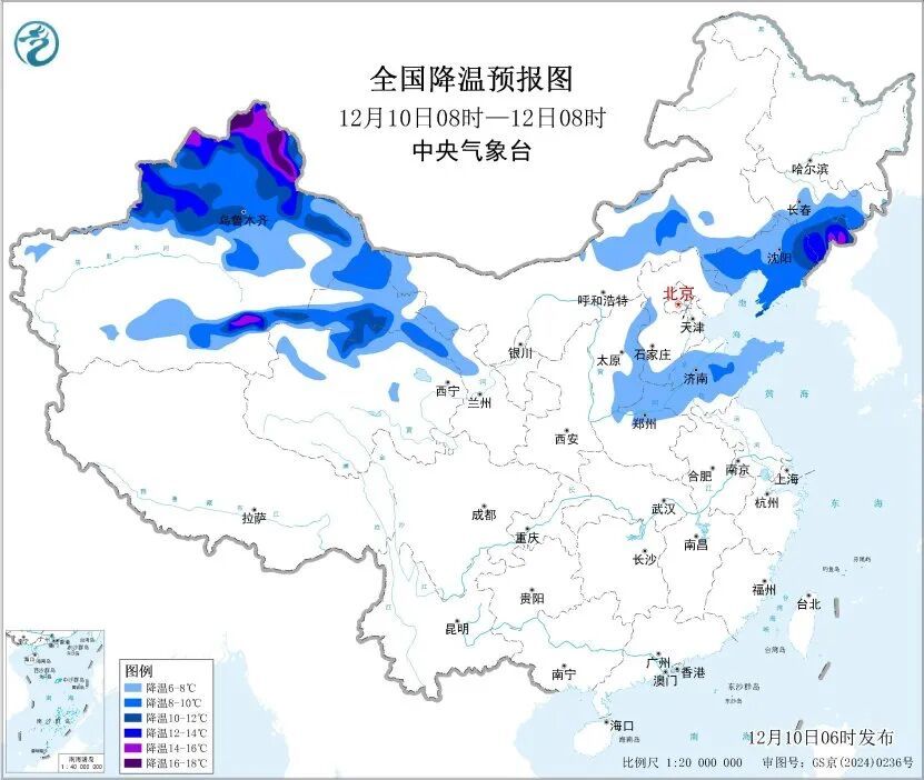 发布雪灾风险预警！大范围降雪正在逼近河北→