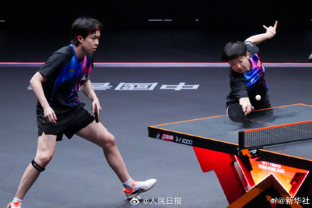 孙颖莎王楚钦WTT混双开门红 孙颖莎王楚钦WTT混双开门红