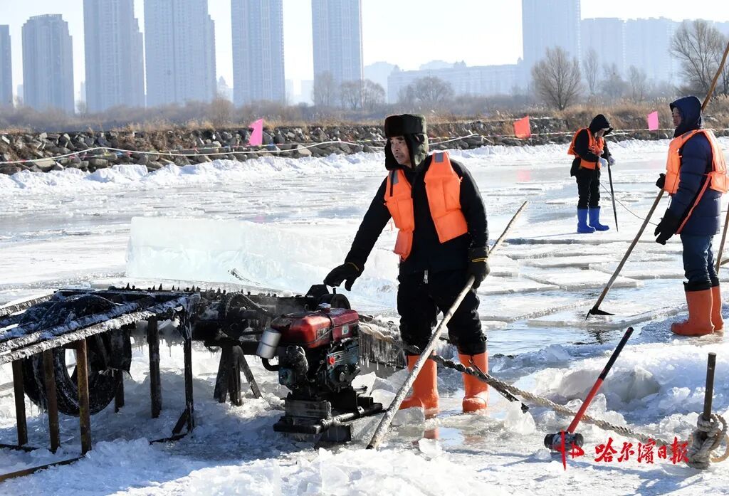 寒江“冰田”：零下20℃江面，采冰人匠心筑梦