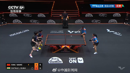 王楚钦、孙颖莎香港总决赛开门红