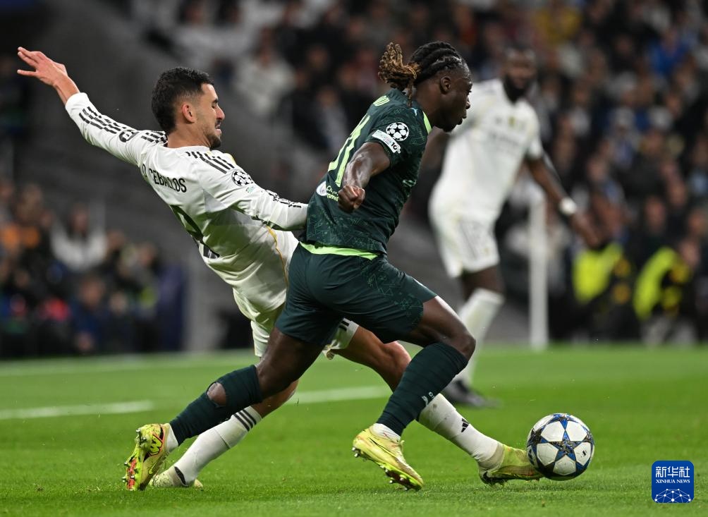 欧冠：皇马不敌曼城