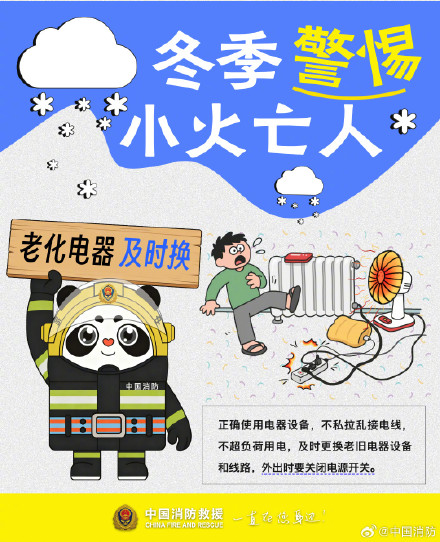 警惕冬季小火亡人 务必做好的细节