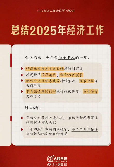 定调2026！中央经济工作会议要点整理