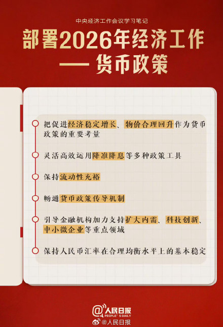 定调2026！中央经济工作会议要点整理