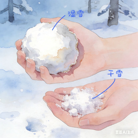 这场雪是干雪还是湿雪？怎么分辨？你今天打雪仗了吗？