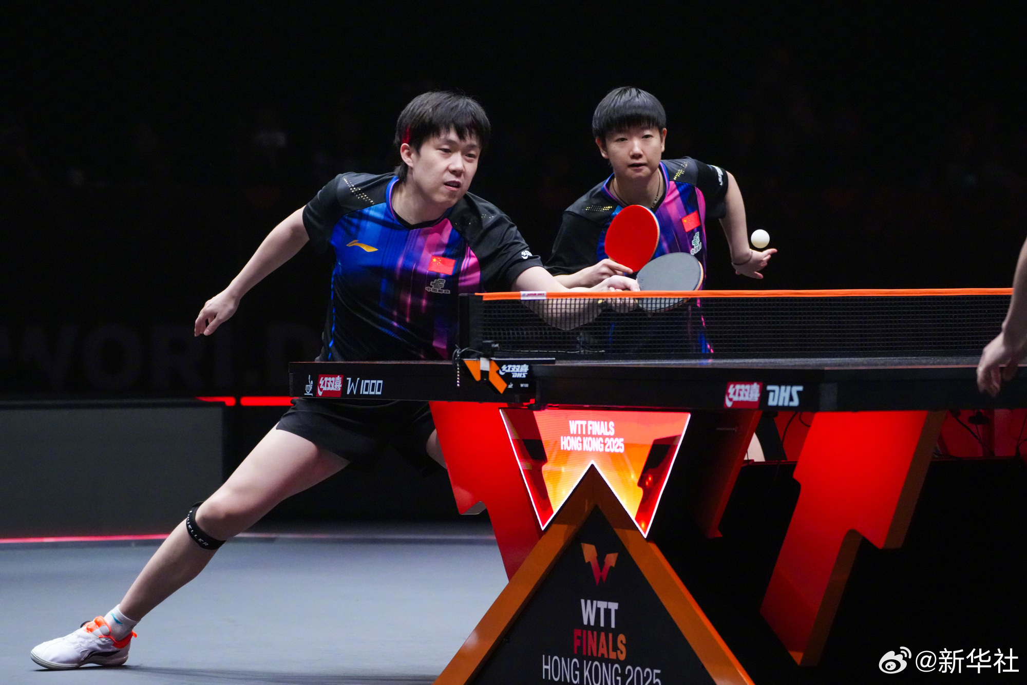 王楚钦孙颖莎晋级WTT总决赛混双四强