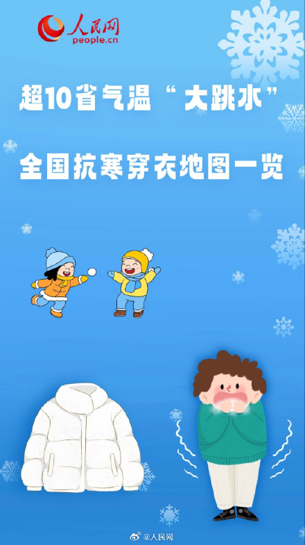 转发收藏！全国抗寒穿衣指南