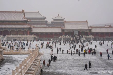 转发收藏！故宫初雪大片又上新了！
