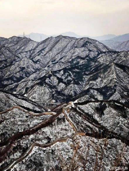 雪后长城出片了! 雪后长城出片了!