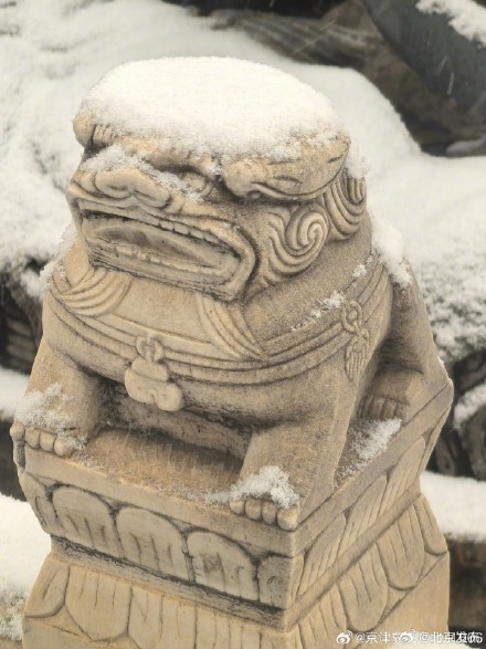 北京初雪把颐和园泼成水墨长卷 北京初雪把颐和园泼成水墨长卷