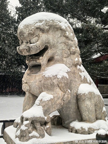 北京初雪把颐和园泼成水墨长卷 北京初雪把颐和园泼成水墨长卷