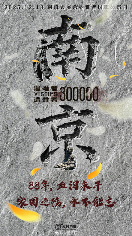 今天，转发传递！19371213永不敢忘