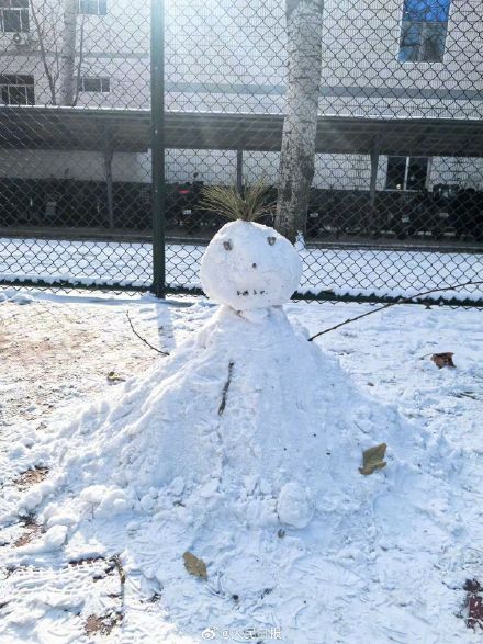 朋友圈全是雪孩子