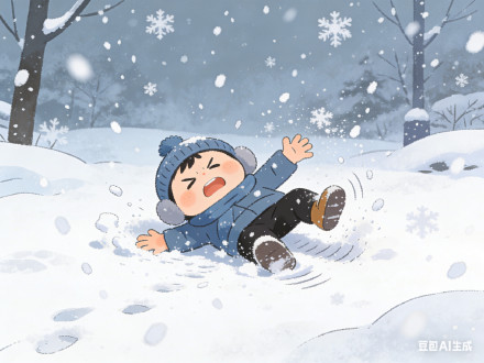 雪天摔了别急着起来