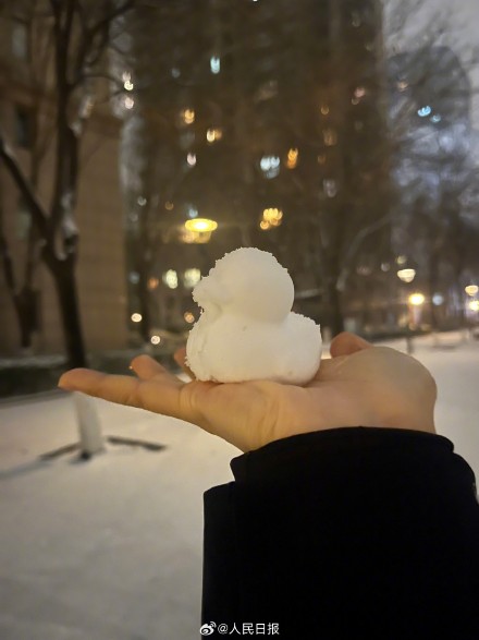 朋友圈全是雪孩子