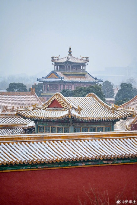 唯美!被初雪下的故宫惊艳到了 唯美!被初雪下的故宫惊艳到了