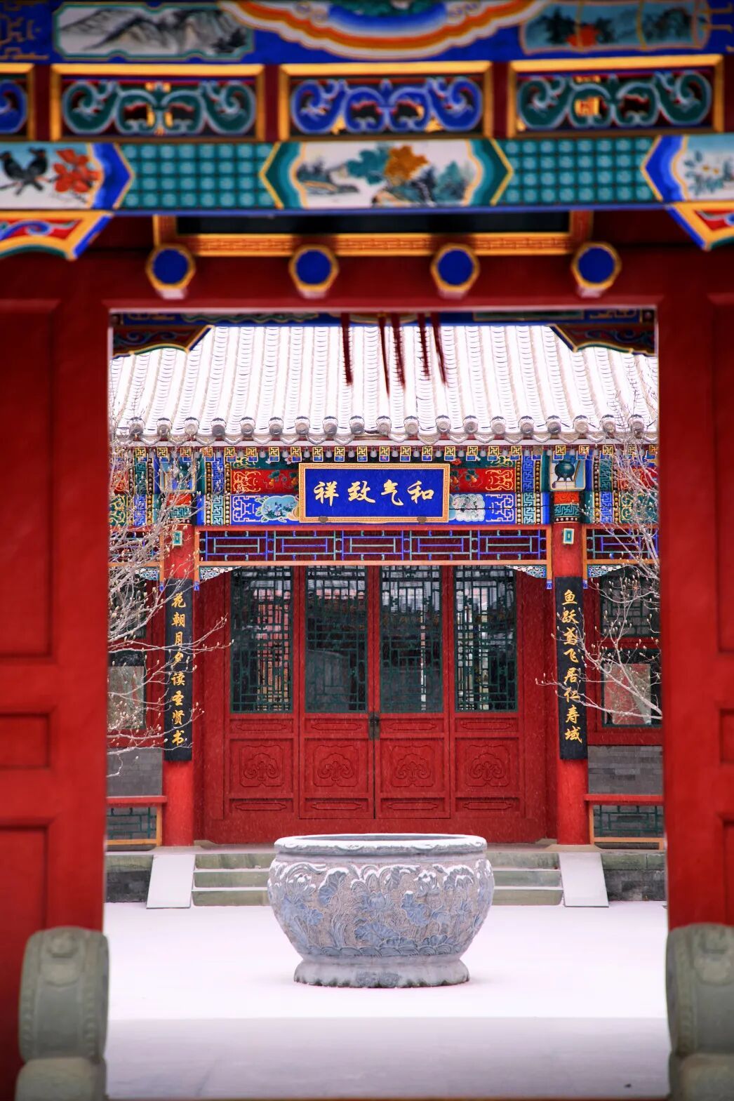 雪中延庆有多美？多图直击→