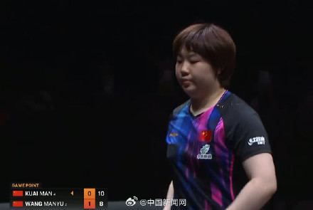 王曼昱香港总决赛夺冠