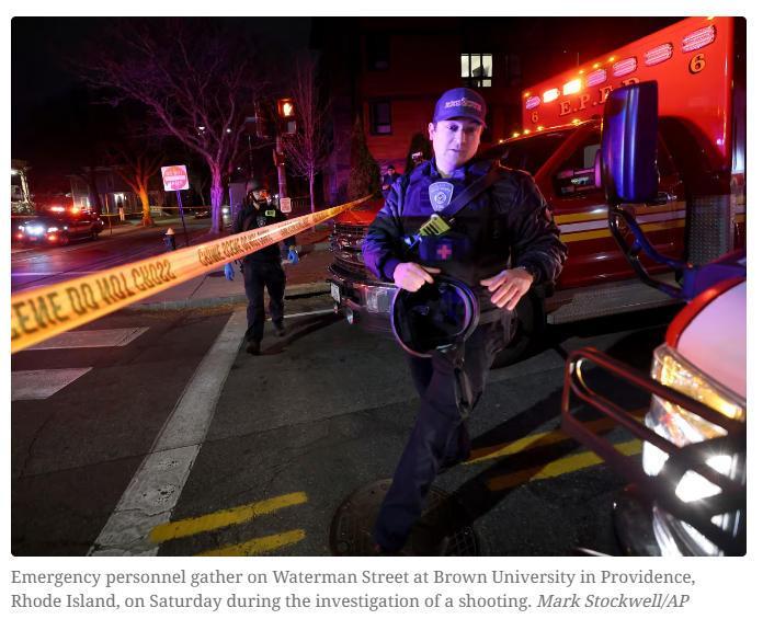 美国布朗大学发生枪击已致2死8重伤 特朗普听取简报