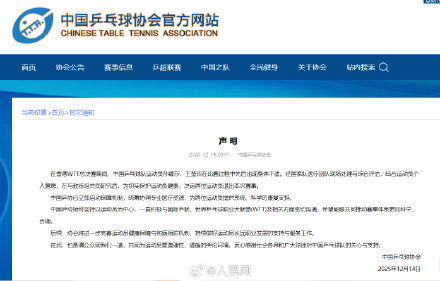 中国乒协启动保障机制 中国乒协启动保障机制