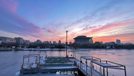 转走！北京橙粉朝霞惊艳亮相