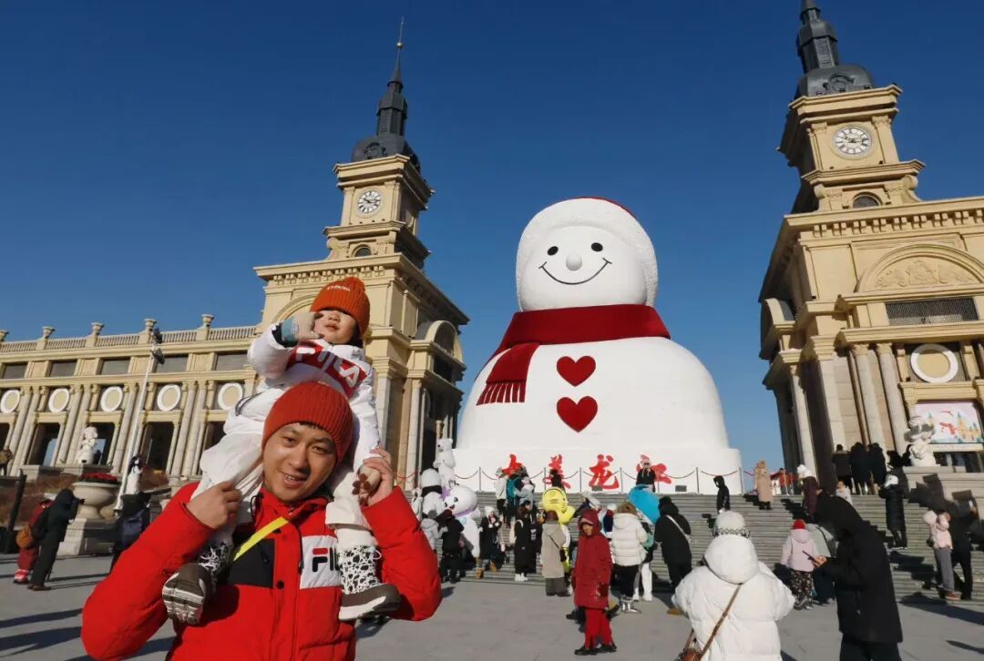 哈尔滨网红大雪人,回归! 哈尔滨网红大雪人,回归!