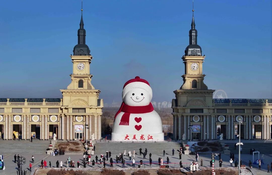 哈尔滨网红大雪人,回归! 哈尔滨网红大雪人,回归!