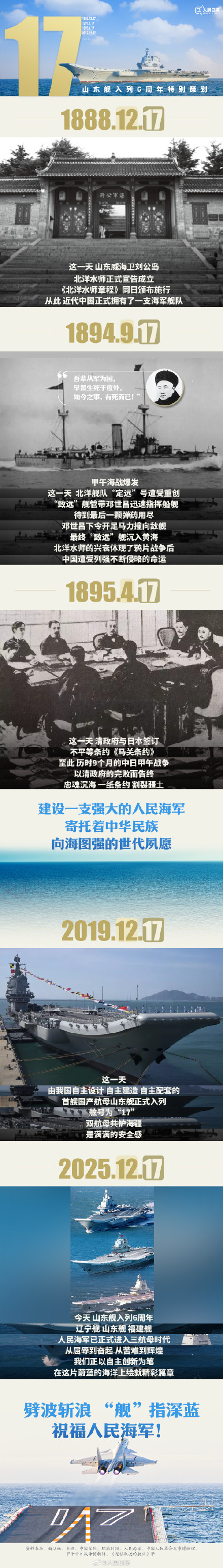 舷号17横跨137年的巧合