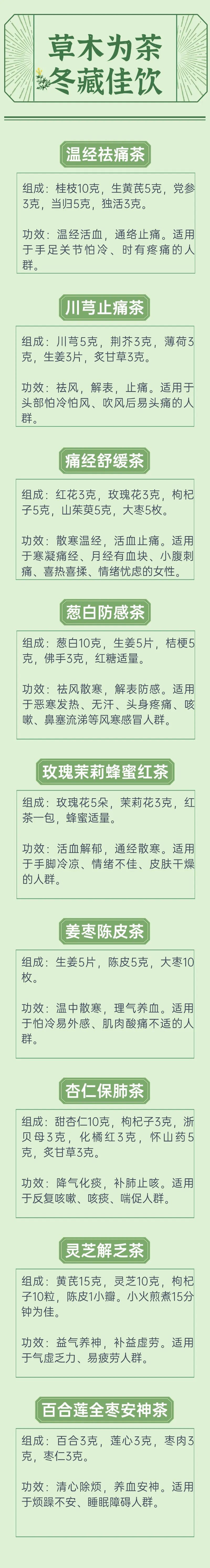 藏在茶杯里的冬季养生密码:9款中药代茶饮,对症喝才对味 藏在茶杯里的冬季养生密码:9款中药代茶饮,对症喝才对味