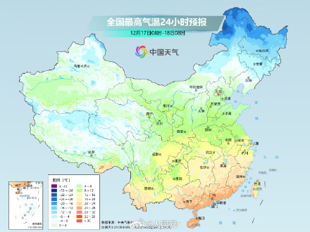 我国大江南北快跑式升温