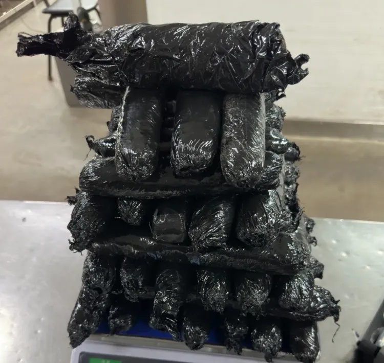 广州海关在白云机场口岸查获毒品冰毒一批，重4964克