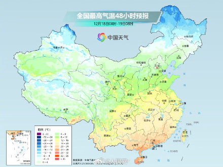 我国大江南北快跑式升温