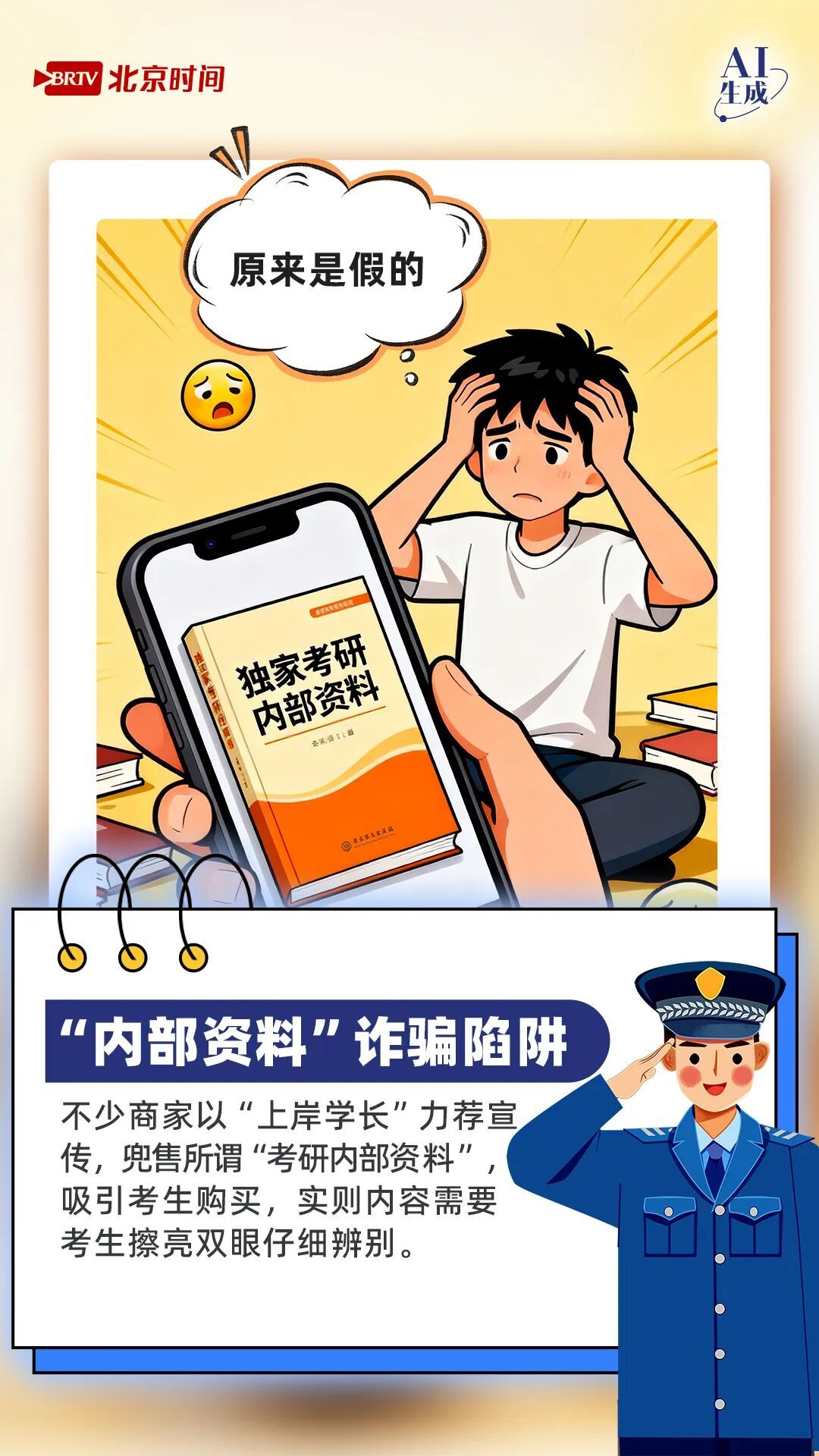 “研”途无诈 上岸有道，带你识破考研季的花式骗局