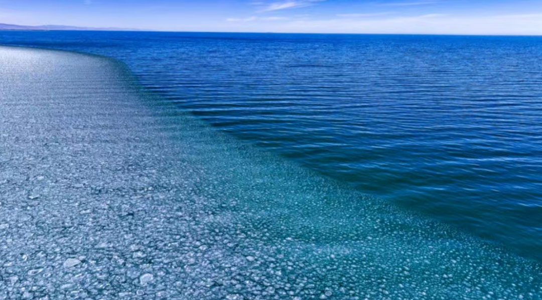 速看!限定奇观下的冬日青海湖…… 速看!限定奇观下的冬日青海湖……