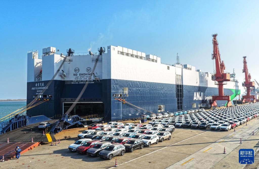 连云港口岸新能源汽车出口增长显著 连云港口岸新能源汽车出口增长显著