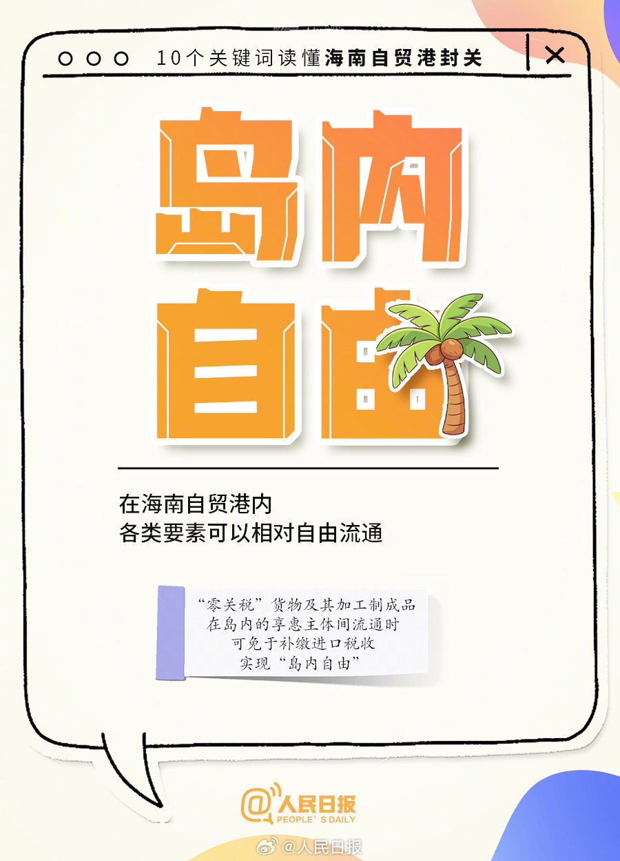 10个关键词读懂海南自贸港封关 10个关键词读懂海南自贸港封关