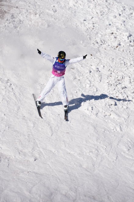 空中技巧世界杯云顶站，中国选手包揽女子前三名