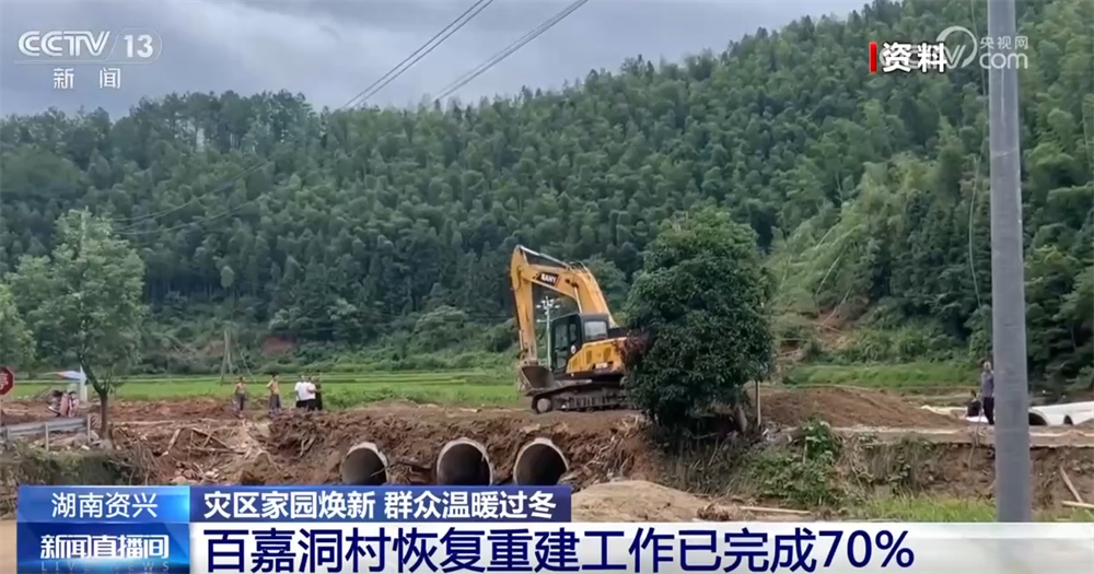 架桥、修路、通渠……灾区恢复重建有序推进 家园“焕新”保障群众温暖过冬