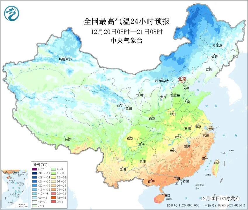 冷空气影响中东部，周末防范大风降温！