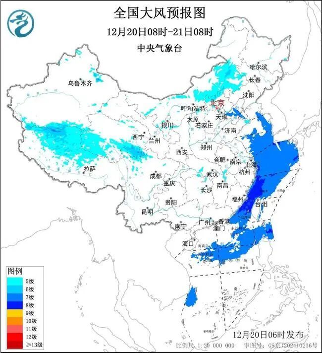 阵风7至8级+雨夹雪！新一轮冷空气已抵达山东