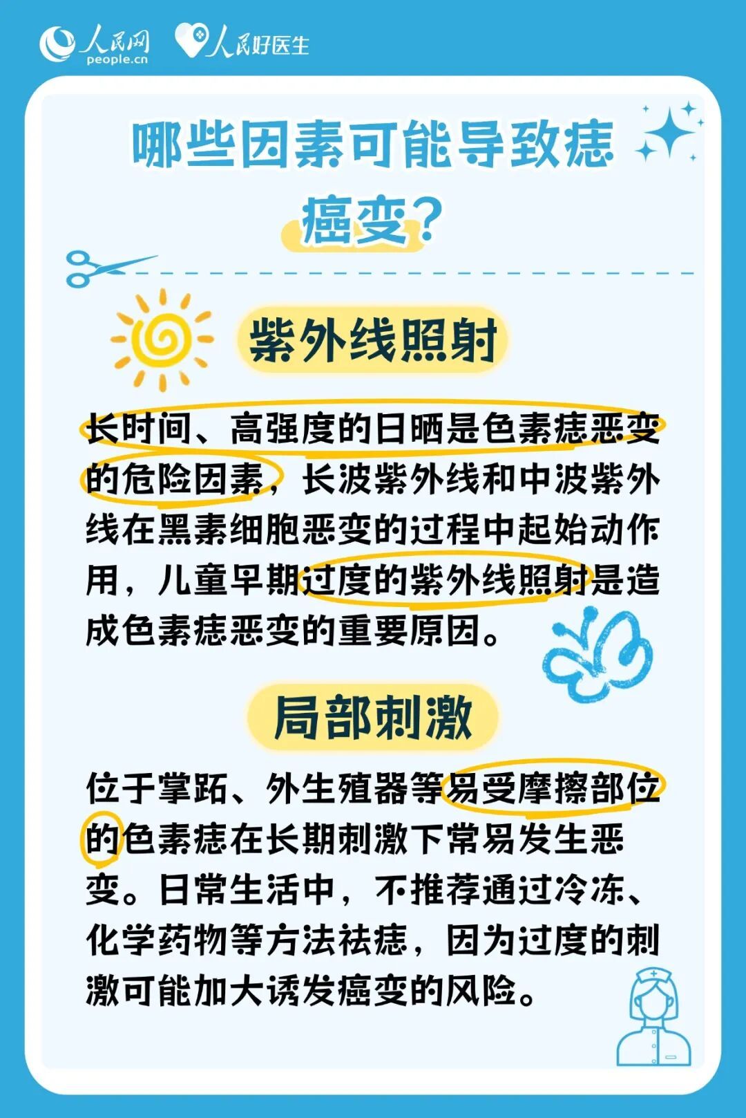 黑痣到底是什么？哪些因素可能导致痣癌变?
