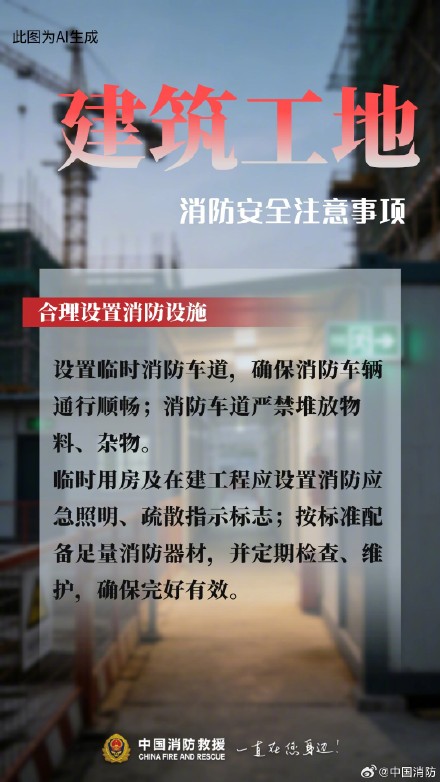 建筑工地消防安全指南