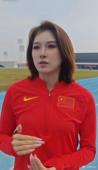 吴艳妮说目标依旧是突破全国纪录