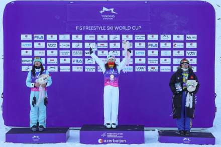 世界杯崇礼站中国空中技巧揽三金