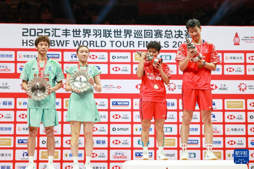 羽毛球世巡赛总决赛：冯彦哲/黄东萍夺得混双冠军