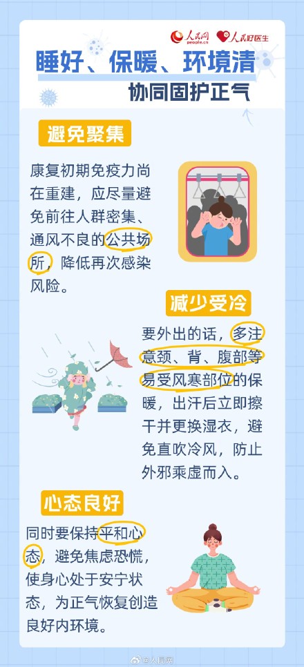 转存！流感康复期养护指南